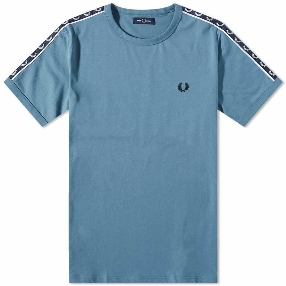 Fred perry ringer 2024 t shirt navy