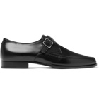 SAINT LAURENT - Sinclair Leather Monk Strap Shoes - Black