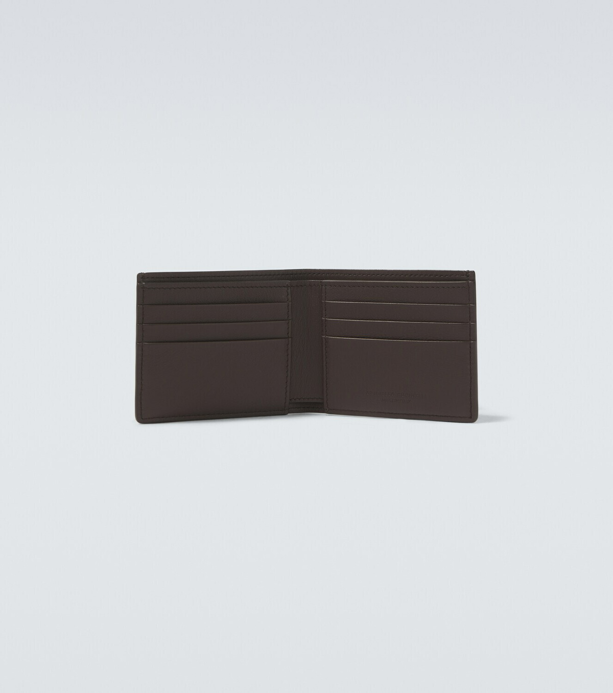 Brunello Cucinelli Leather bi-fold wallet