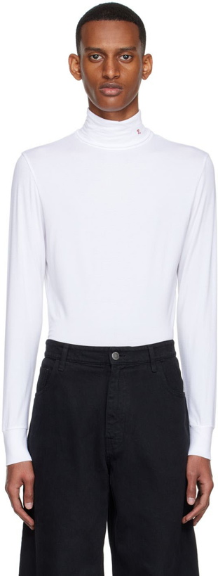 Photo: Raf Simons White Modal Turtleneck