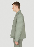Quilted Worker Jacket in Green