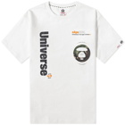 Men's AAPE Worker T-Shirt in Ivory