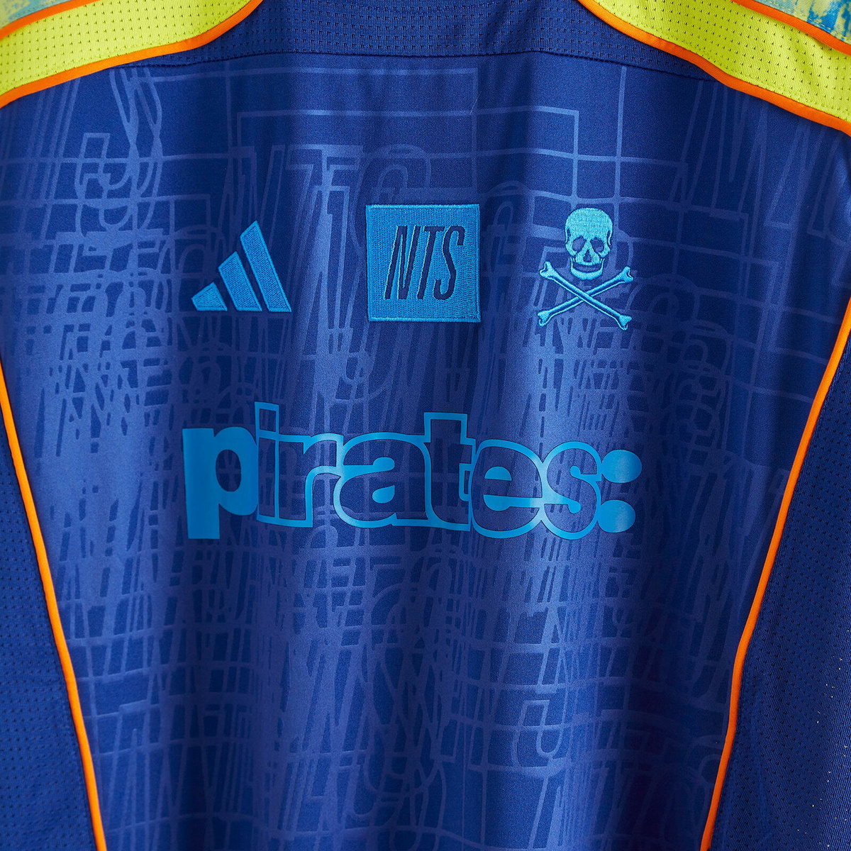 Adidas Orlando Pirates NTS UBP Jersey in Ink/Orange/Bluebird