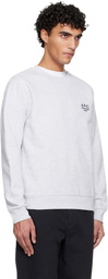 A.P.C. Gray Standard 'Rue Madame' Sweatshirt