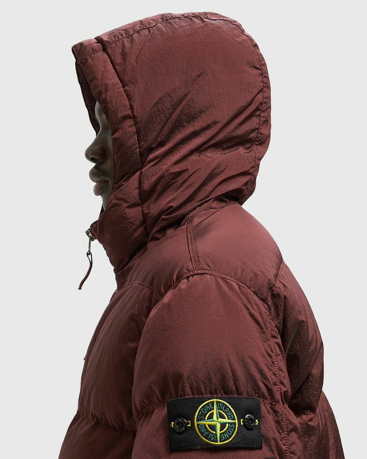 Stone Island JACKET Red Mens Down & Puffer Jacket