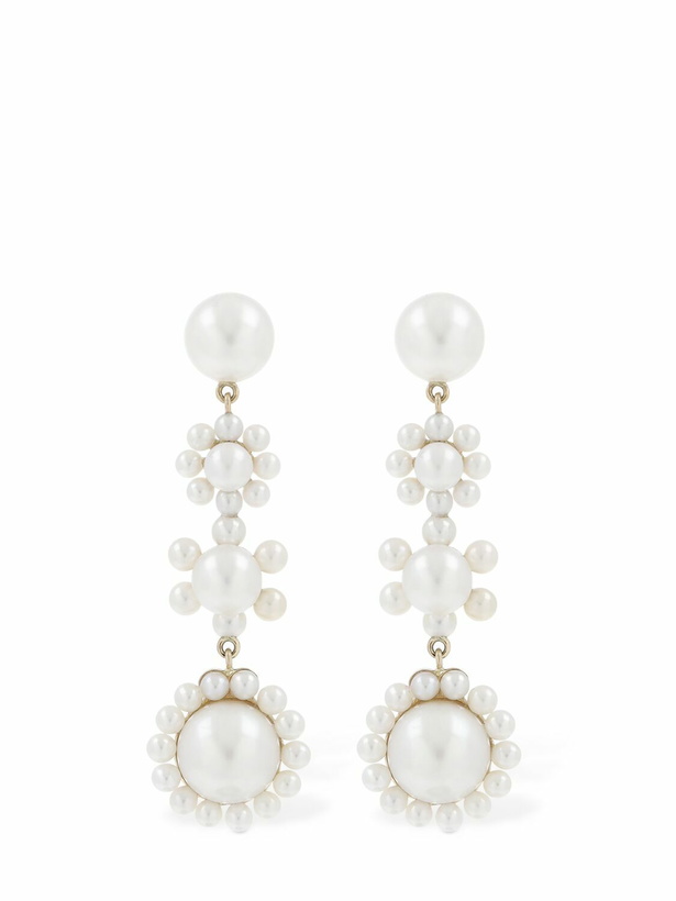 Photo: SOPHIE BILLE BRAHE - Fleur Jeanne 14kt & Pearl Earrings