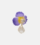 Jennifer Behr Embellished floral drop earrings