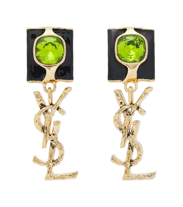 Photo: Saint Laurent Cassandre clip-on earrings