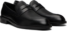 BOSS Black Leather Loafers