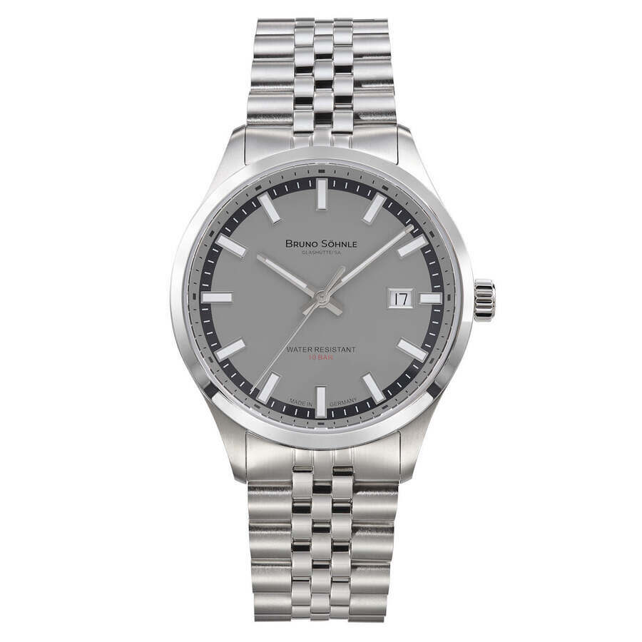 Bruno Sohnle Turin Automatic Grey Dial Mens Watch 17-12230-840