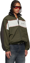 Martine Rose Khaki Layered Track Jacket