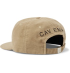 Cav Empt - Logo-Embroidered Brushed-Cotton Baseball Cap - Neutrals