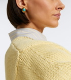 Déhanche Stone embellished stud earrings