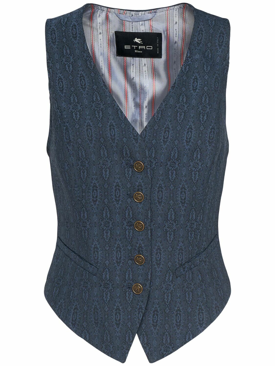 Etro Single-breasted vest Etro