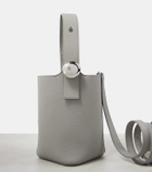 Loewe Pebble Mini leather bucket bag