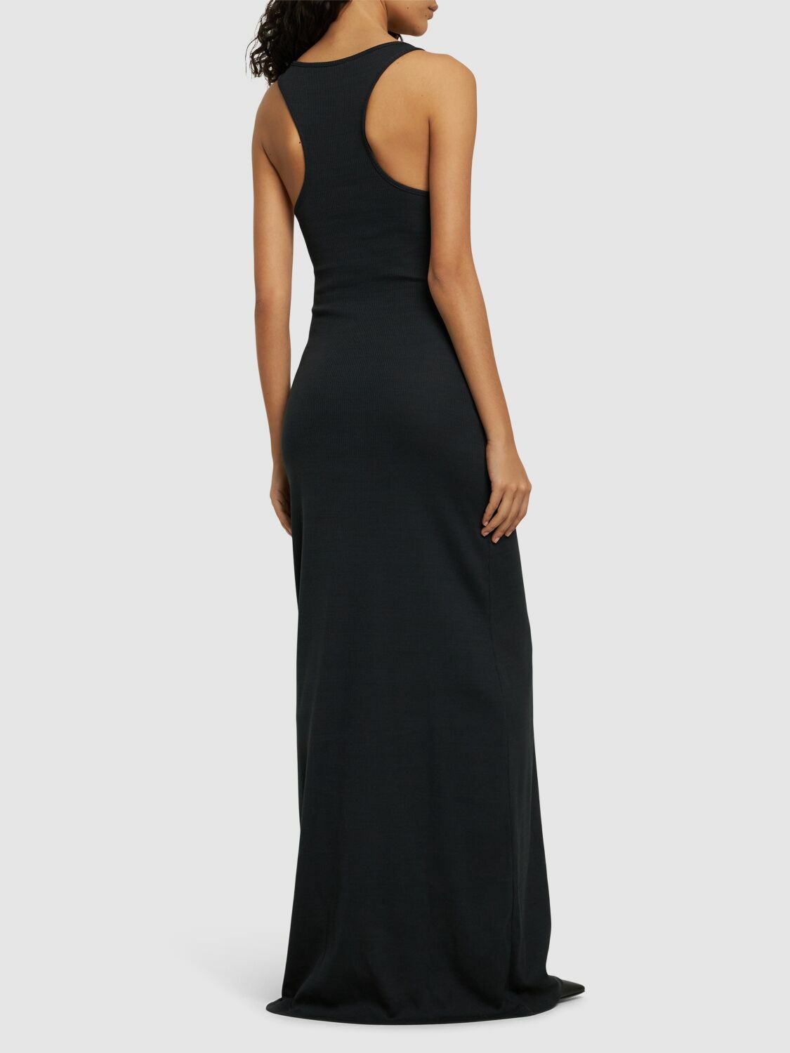 Y/PROJECT Ribbed Knit Invisible Straps Long Dress Y/Project