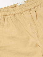 Folk - Linen and Cotton-Blend Trousers - Brown