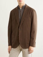 Peter Millar - Chatham Cotton-Cashmere Sigle Breasted Blazer - Brown