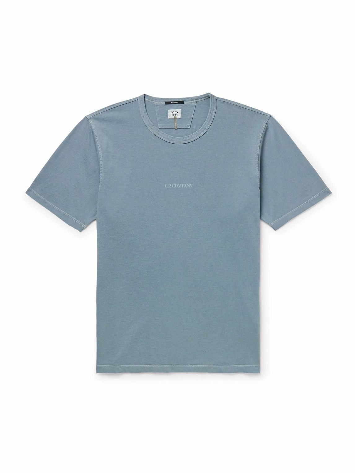 【送料&関税込】C.P. Company Cotton T-shirt With Logo C.P. Company - Logo-Embroidered Printed Cotton-Jersey T
