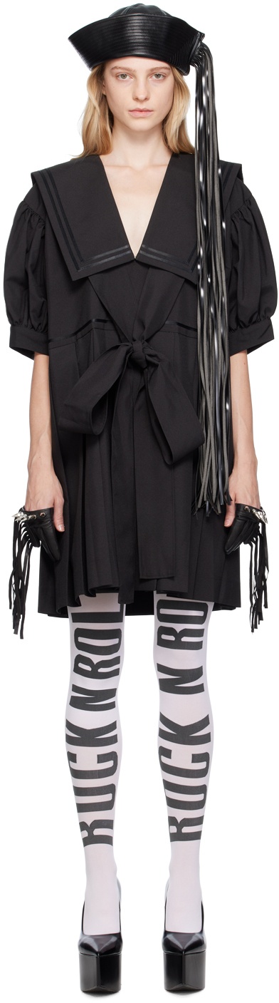 VAQUERA Black Sailor Midi Dress