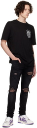 AMIRI Black MX1 Bandana Jeans