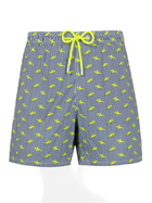 MC2 Saint Barth Comfort Light Classic Stretch Swim Shorts With Sharks Print