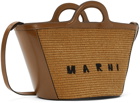 Marni Brown Small Tropicalia Tote