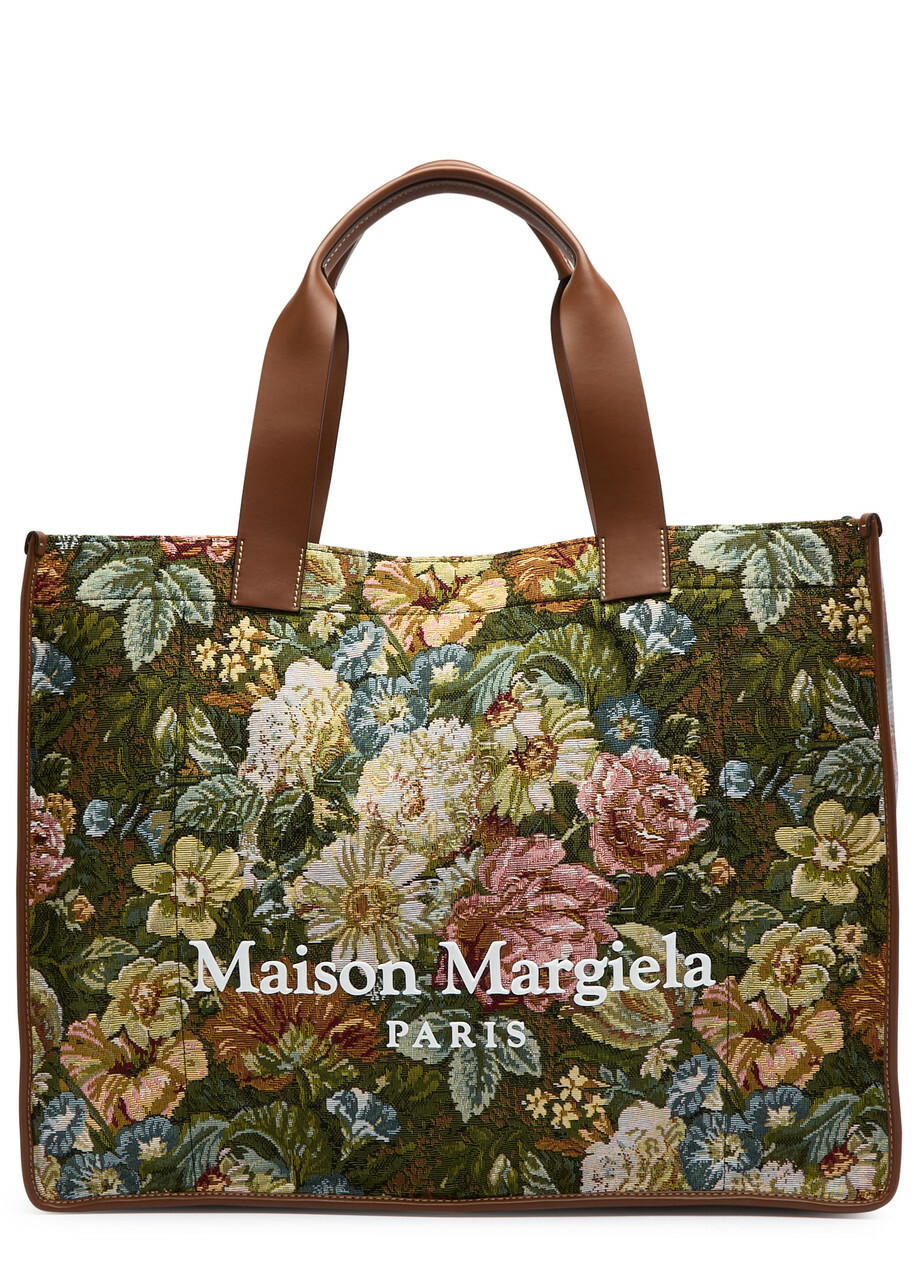 Maison Margiela Cabas Patchwork Canvas Tote - Multi Floral