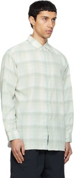 nanamica Green Regular Collar Wind Shirt