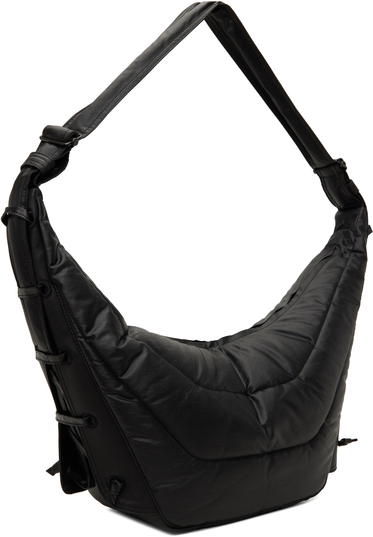 【新品】LEMAIRE MEDIUM SOFT GAME BAG ASPHALT Medium Soft Game Bag in Asphalt