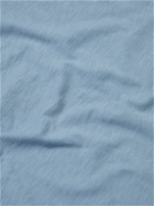 Theory - Bron Slubbed Cotton-Jersey Polo Shirt - Blue