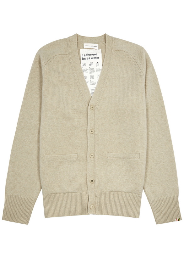 Photo: Extreme Cashmere N°244 Papilli Cashmere Cardigan - Beige - One Size
