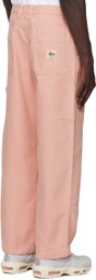 Stüssy Pink Paneled Trousers
