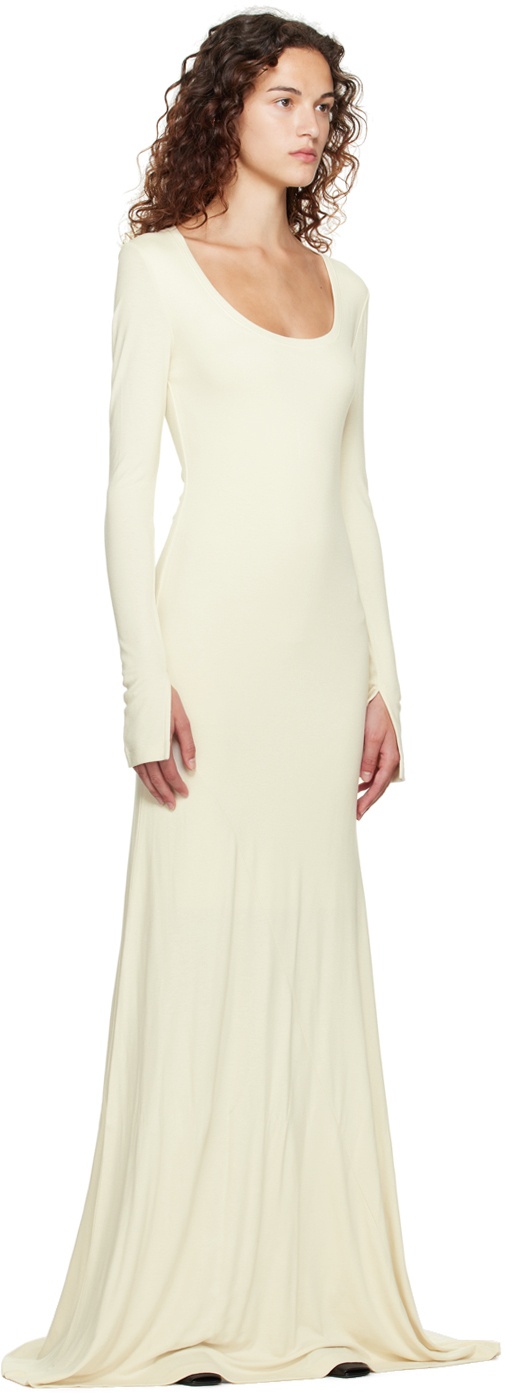 BITE Off-White Second Skin Maxi Dress