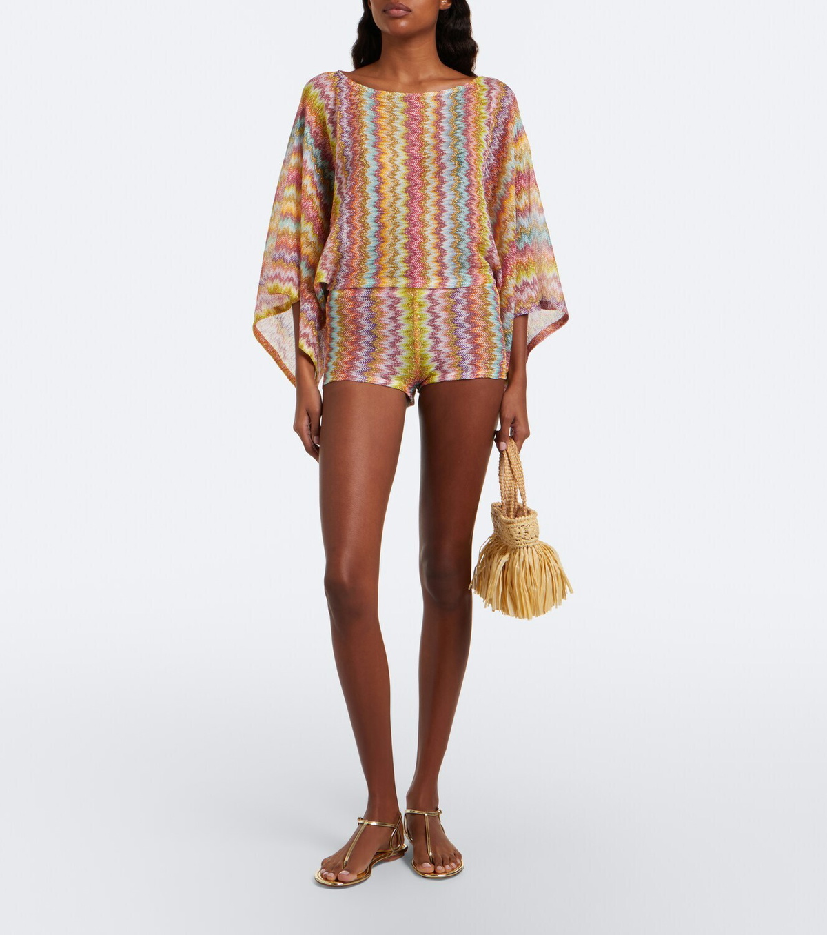 Missoni Lamé micro shorts