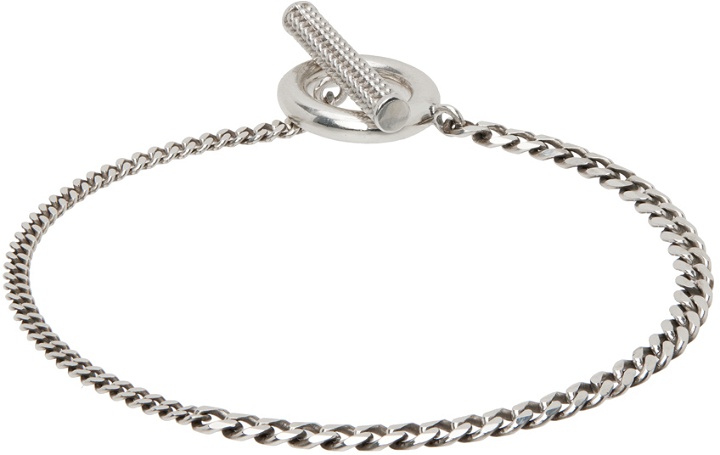Photo: Bottega Veneta Silver Curb Chain Bracelet