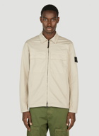 Stone Island - Compass Patch Overshirt in Beige