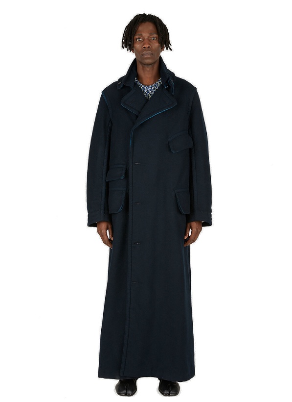 Photo: Oversized Coat in Dark Blue