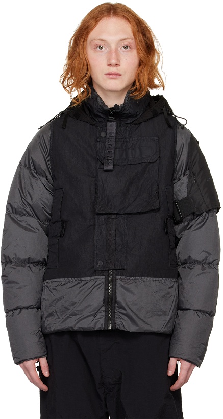 Photo: NEMEN® Black Army Multifabrics Down Jacket