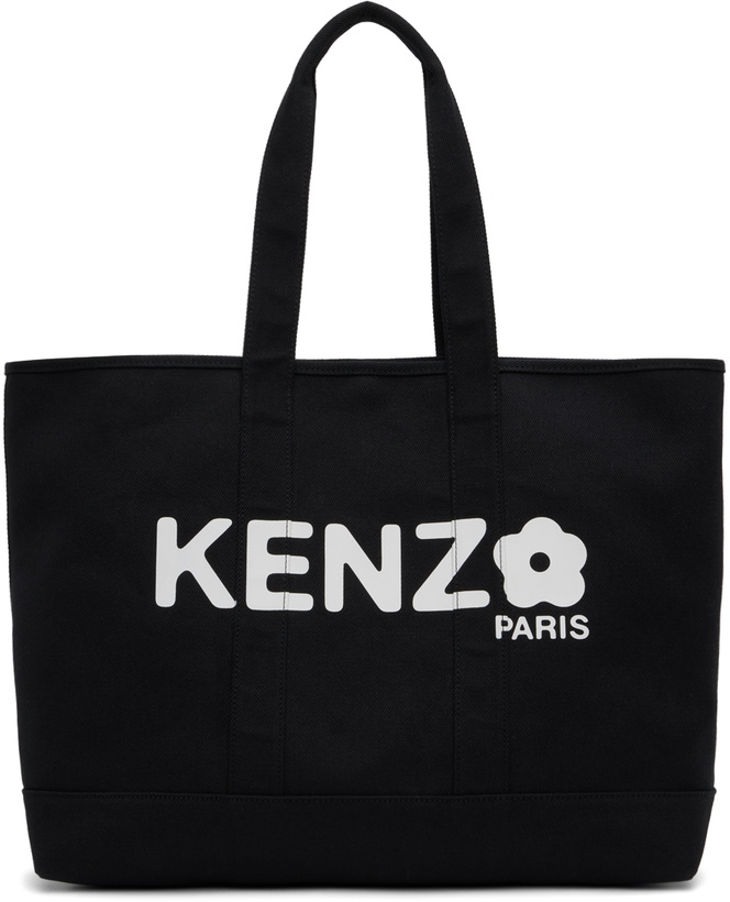 Photo: Kenzo Black Kenzo Paris 'KENZO Utility' Large Tote