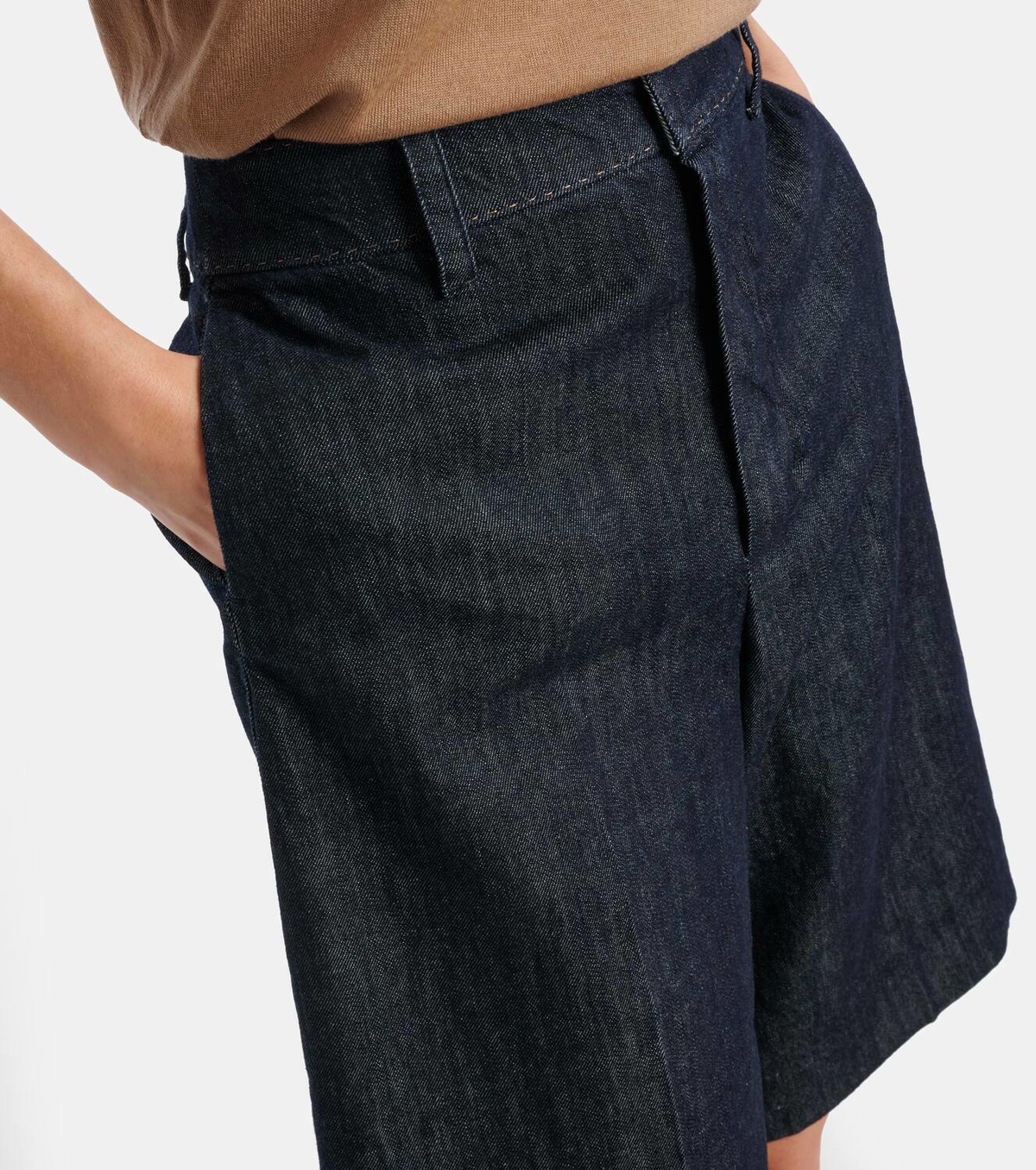 'S Max Mara Frank denim Bermuda shorts