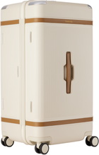 Paravel Off-White Aviator Trunk Suitcase