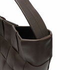 ST. Agni Women's Woven Large Tote in Chocolate 