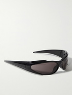 Balenciaga - Oval-Frame Acetate Sunglasses