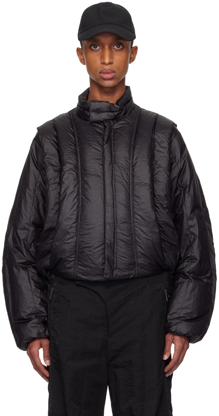A.A. SPECTRUM Azyr ダウンジャケット A. A. Spectrum Black Azyr Down Jacket A. A. Spectrum