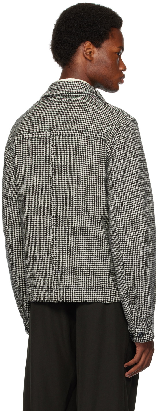 the Shepherd UNDERCOVER Black & White Spread Collar Jacket