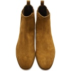 Pierre Hardy Brown Suede Drugstore Chelsea Boots