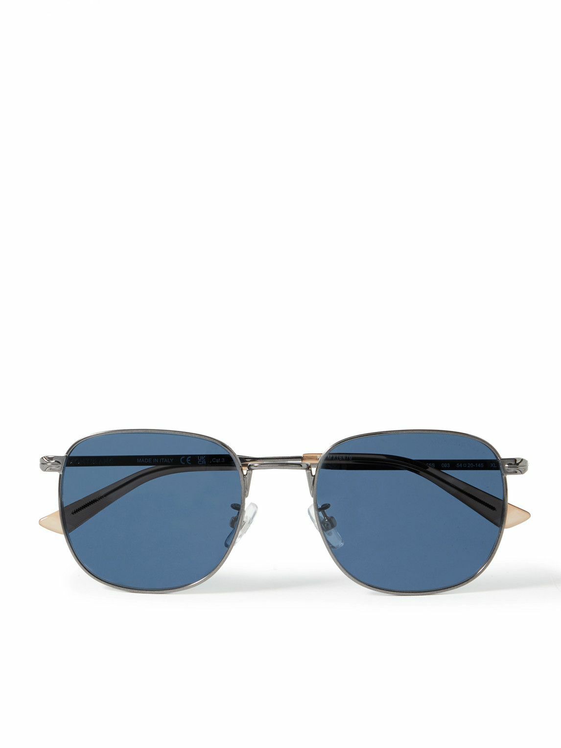 MONTBLANC EYEWEAR - Square-Frame Silver-Tone Sunglasses
