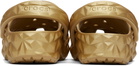 Crocs Gold Classic Metallic Geometric Clogs