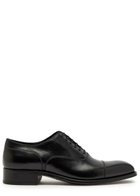 Tom Ford Claydon Leather Oxford Shoes Black